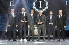 VP of Heydar Aliyev Foundation Leyla Aliyeva and Head of Baku Media Center Arzu Aliyeva attend Gala Ceremony regarding year's sports results