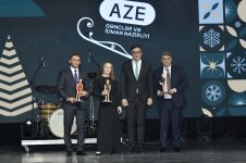 VP of Heydar Aliyev Foundation Leyla Aliyeva and Head of Baku Media Center Arzu Aliyeva attend Gala Ceremony regarding year's sports results