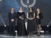 VP of Heydar Aliyev Foundation Leyla Aliyeva and Head of Baku Media Center Arzu Aliyeva attend Gala Ceremony regarding year's sports results