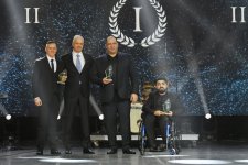 VP of Heydar Aliyev Foundation Leyla Aliyeva and Head of Baku Media Center Arzu Aliyeva attend Gala Ceremony regarding year's sports results