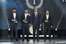 VP of Heydar Aliyev Foundation Leyla Aliyeva and Head of Baku Media Center Arzu Aliyeva attend Gala Ceremony regarding year's sports results