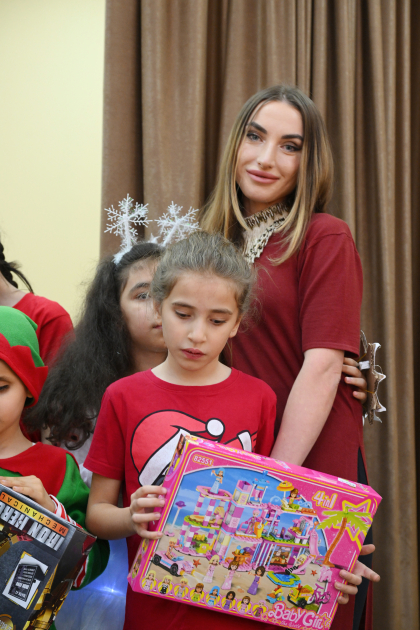 VP of Heydar Aliyev Foundation Leyla Aliyeva, Arzu Aliyeva, and Alena Aliyeva visit Special Boarding General Education School No. 5 in Baku (PHOTO)