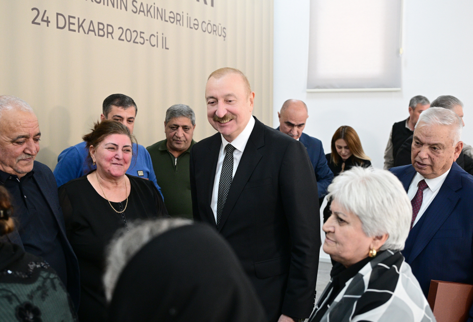 President Ilham Aliyev, First Lady Mehriban Aliyeva attend opening of second residential complex in Aghdam, meet with residents (PHOTO/VIDEO)