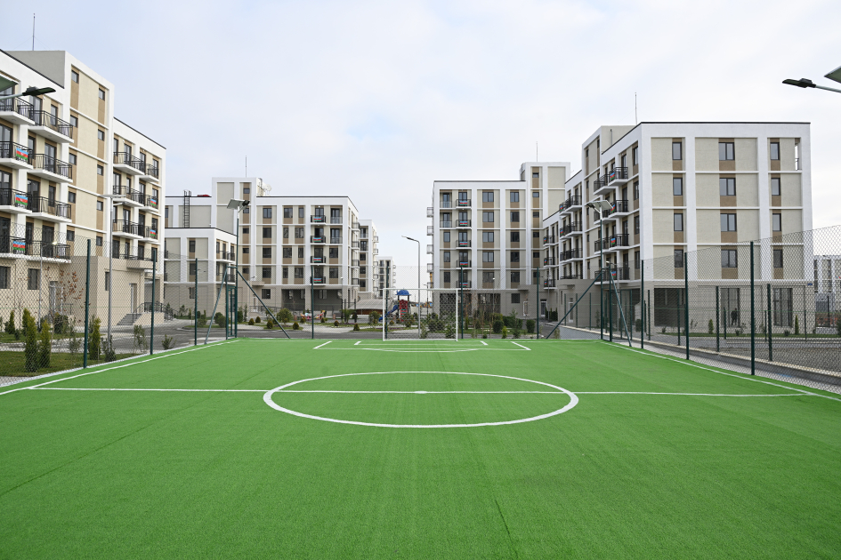 President Ilham Aliyev, First Lady Mehriban Aliyeva attend opening of second residential complex in Aghdam, meet with residents (PHOTO/VIDEO)