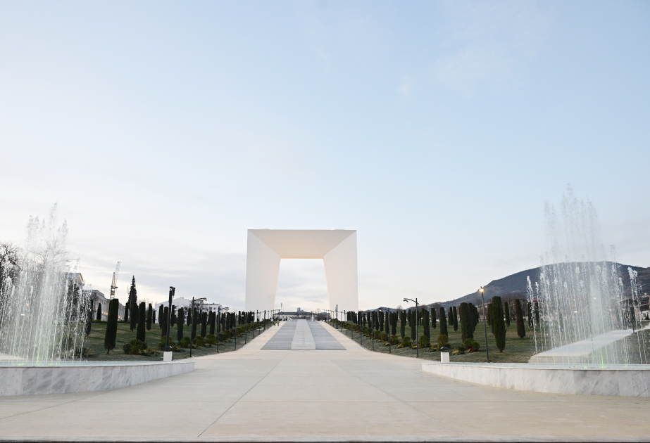 President Ilham Aliyev, First Lady Mehriban Aliyeva attend inauguration of Victory Park in Khankendi (PHOTO)