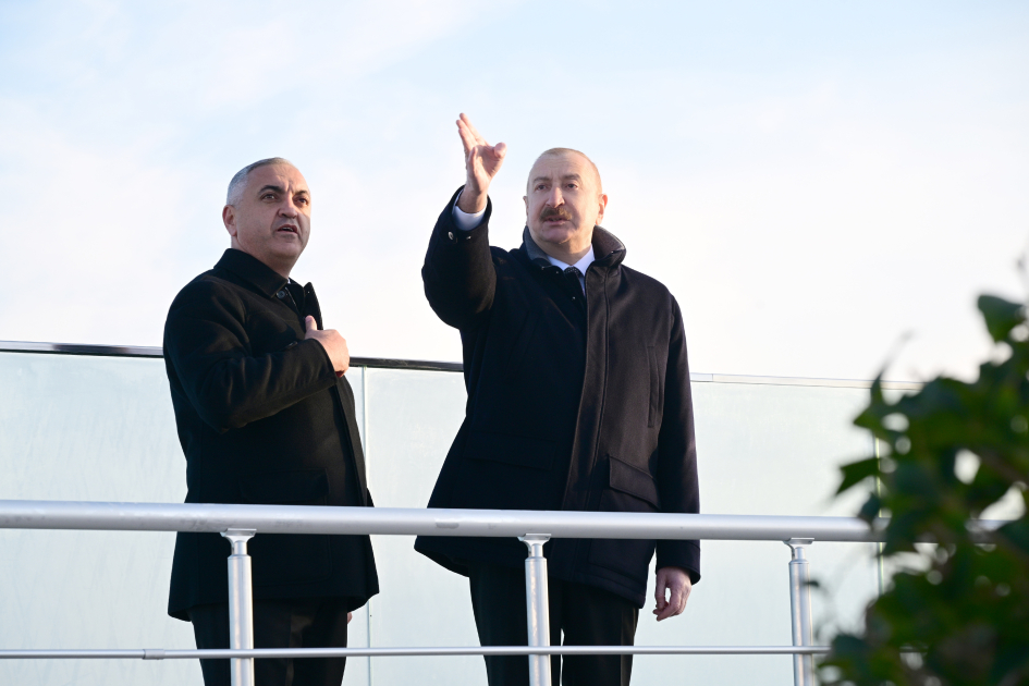 President Ilham Aliyev, First Lady Mehriban Aliyeva attend inauguration of Victory Park in Khankendi (PHOTO/VIDEO)