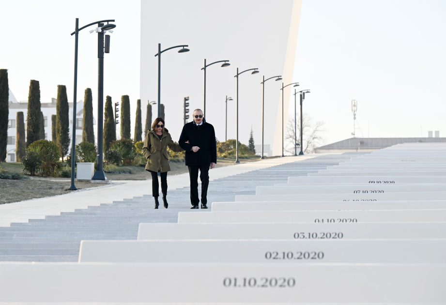 President Ilham Aliyev, First Lady Mehriban Aliyeva attend inauguration of Victory Park in Khankendi (PHOTO/VIDEO)