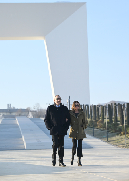 President Ilham Aliyev, First Lady Mehriban Aliyeva attend inauguration of Victory Park in Khankendi (PHOTO/VIDEO)