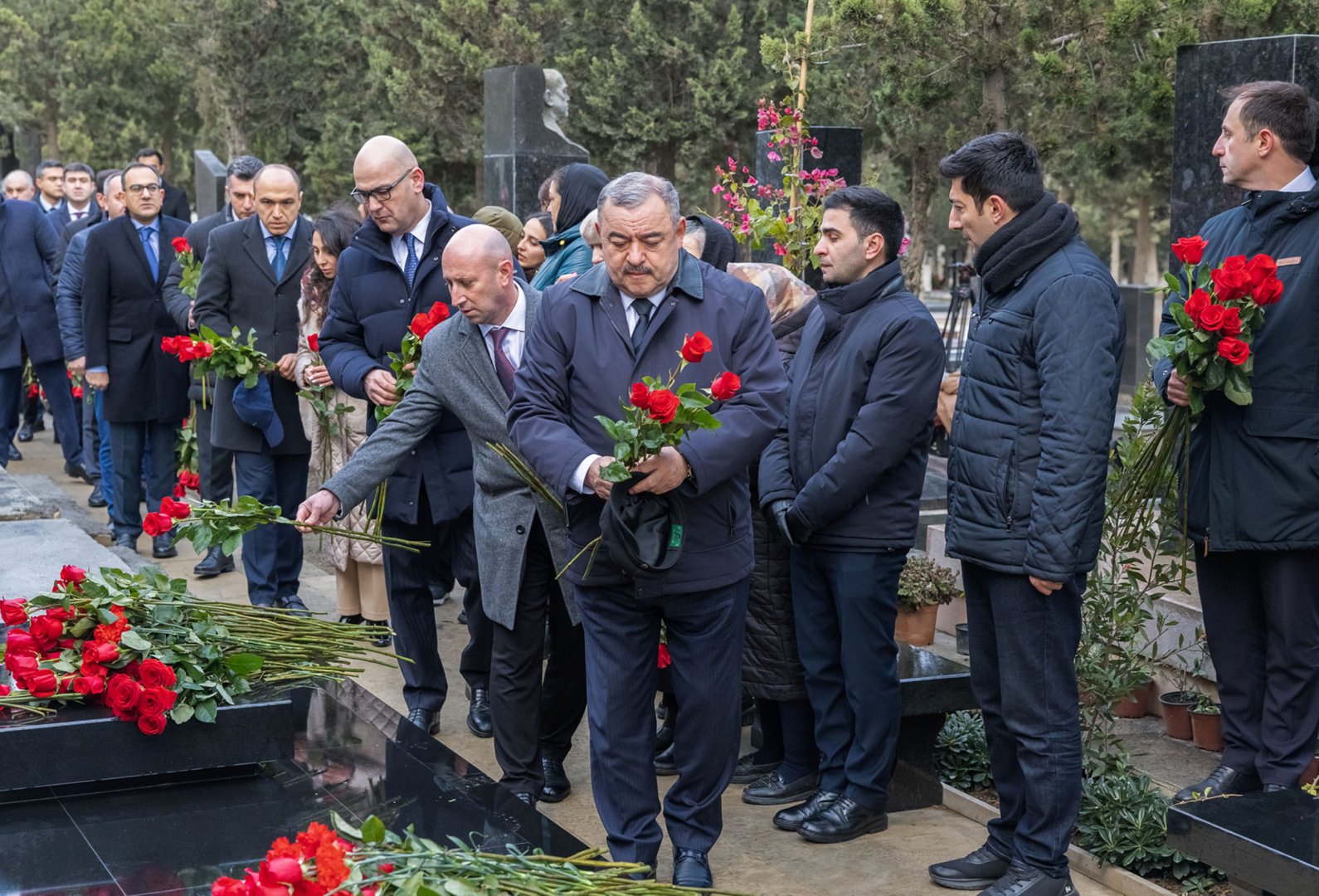 Heydar Aliyev International Airport holds memorial for AZAL plane crash victims (PHOTO/VIDEO)
