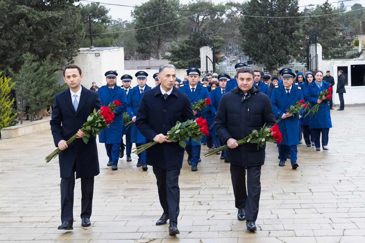 Heydar Aliyev International Airport holds memorial for AZAL plane crash victims (PHOTO/VIDEO)
