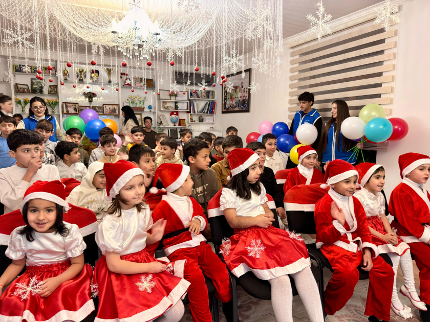 Heydar Aliyev Foundation VP Leyla Aliyeva organizes New Year celebrations for children in Ganja (PHOTO)