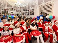 Heydar Aliyev Foundation VP Leyla Aliyeva organizes New Year celebrations for children in Ganja (PHOTO)