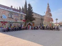 Initiated by Heydar Aliyev Foundation VP Leyla Aliyeva, New Year celebrations for children organized in Yevlakh (PHOTO)