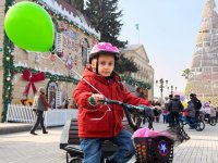 Initiated by Heydar Aliyev Foundation VP Leyla Aliyeva, New Year celebrations for children organized in Yevlakh (PHOTO)