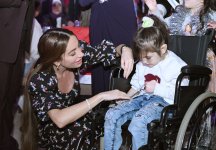 Heydar Aliyev Foundation VP Leyla Aliyeva, Arzu Aliyeva, and Alena Aliyeva attend festive celebration for children (PHOTO)
