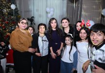 Heydar Aliyev Foundation VP Leyla Aliyeva, Arzu Aliyeva, and Alena Aliyeva attend festive celebration for children (PHOTO)