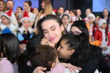 Heydar Aliyev Foundation VP Leyla Aliyeva, Arzu Aliyeva, and Alena Aliyeva attend festive celebration for children (PHOTO)
