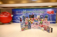 Heydar Aliyev Foundation VP Leyla Aliyeva, Arzu Aliyeva, and Alena Aliyeva attend festive celebration for children (PHOTO)