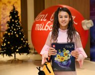 Heydar Aliyev Foundation VP Leyla Aliyeva, Arzu Aliyeva, and Alena Aliyeva attend festive celebration for children (PHOTO)