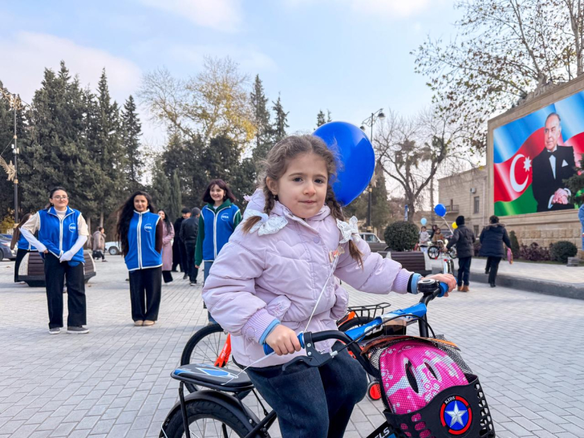 Initiated by Heydar Aliyev Foundation VP Leyla Aliyeva, New Year celebrations for children organized in Yevlakh (PHOTO)