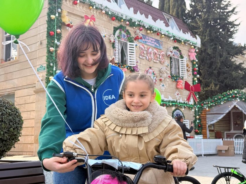Initiated by Heydar Aliyev Foundation VP Leyla Aliyeva, New Year celebrations for children organized in Yevlakh (PHOTO)