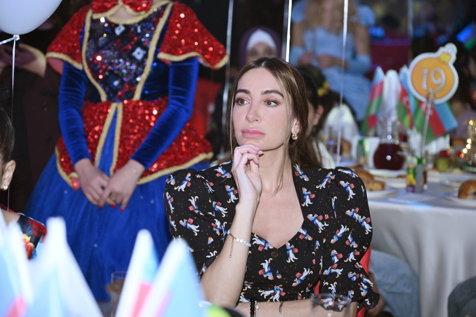 Heydar Aliyev Foundation VP Leyla Aliyeva, Arzu Aliyeva, and Alena Aliyeva attend festive celebration for children (PHOTO)