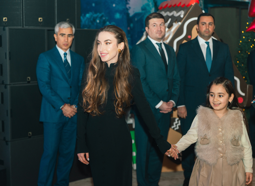 Heydar Aliyev Foundation VP Leyla Aliyeva, Arzu Aliyeva, and Alena Aliyeva attend festive celebration for children (PHOTO)