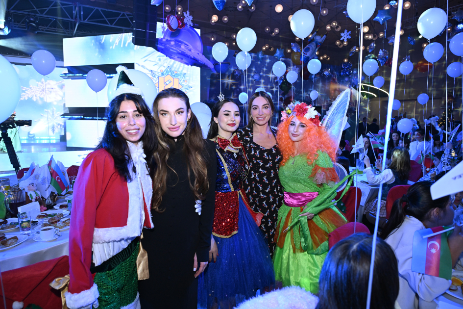 Heydar Aliyev Foundation VP Leyla Aliyeva, Arzu Aliyeva, and Alena Aliyeva attend festive celebration for children (PHOTO)