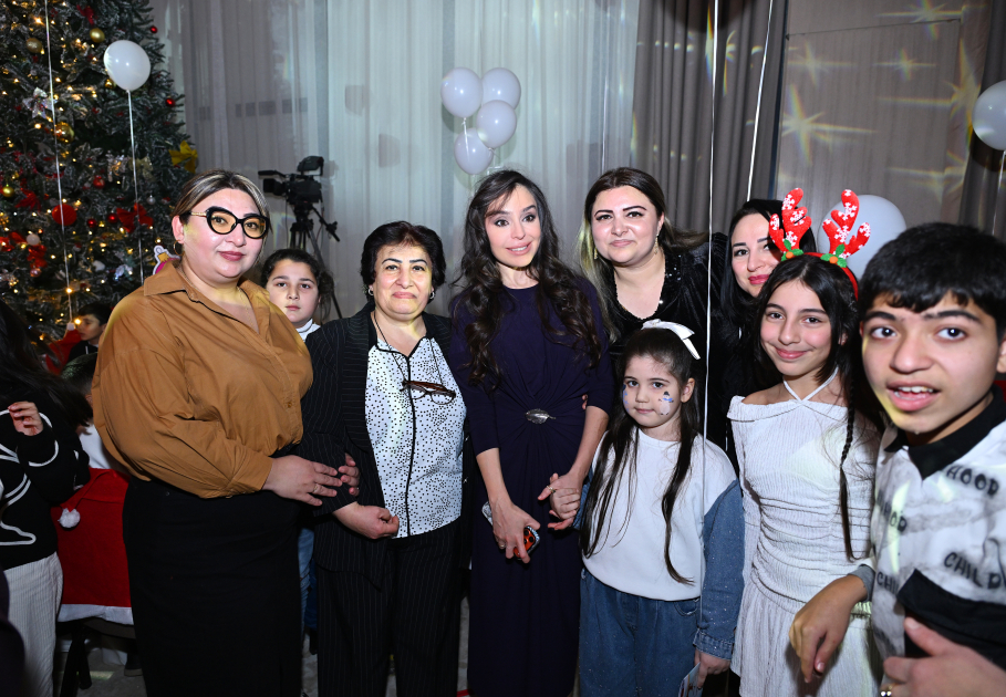 Heydar Aliyev Foundation VP Leyla Aliyeva, Arzu Aliyeva, and Alena Aliyeva attend festive celebration for children (PHOTO)