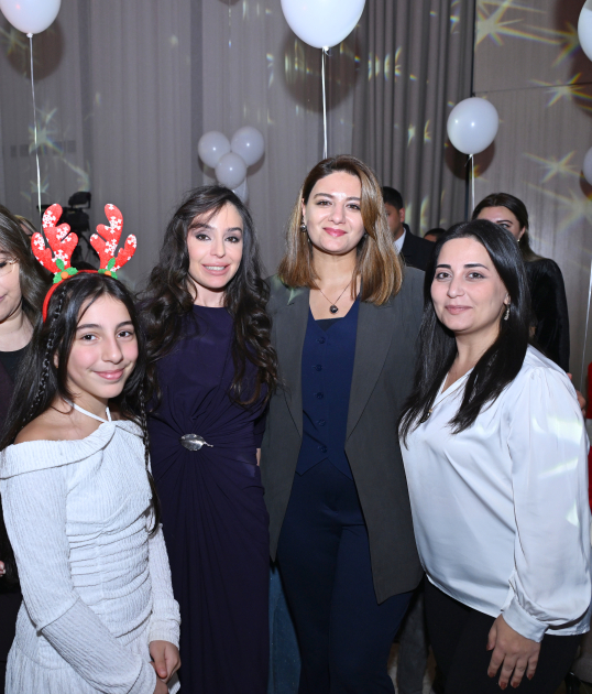 Heydar Aliyev Foundation VP Leyla Aliyeva, Arzu Aliyeva, and Alena Aliyeva attend festive celebration for children (PHOTO)