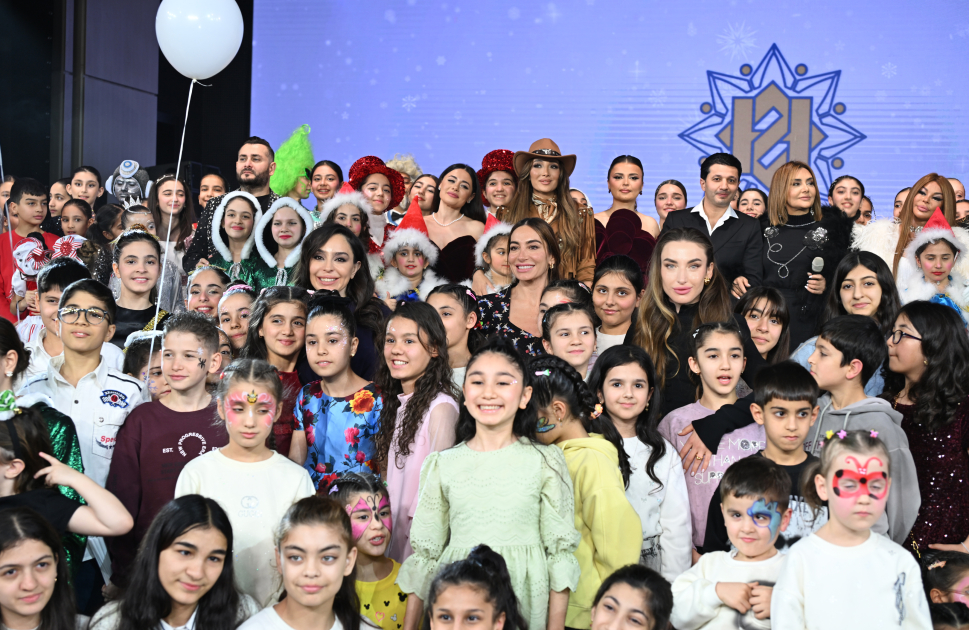 Heydar Aliyev Foundation VP Leyla Aliyeva, Arzu Aliyeva, and Alena Aliyeva attend festive celebration for children (PHOTO)