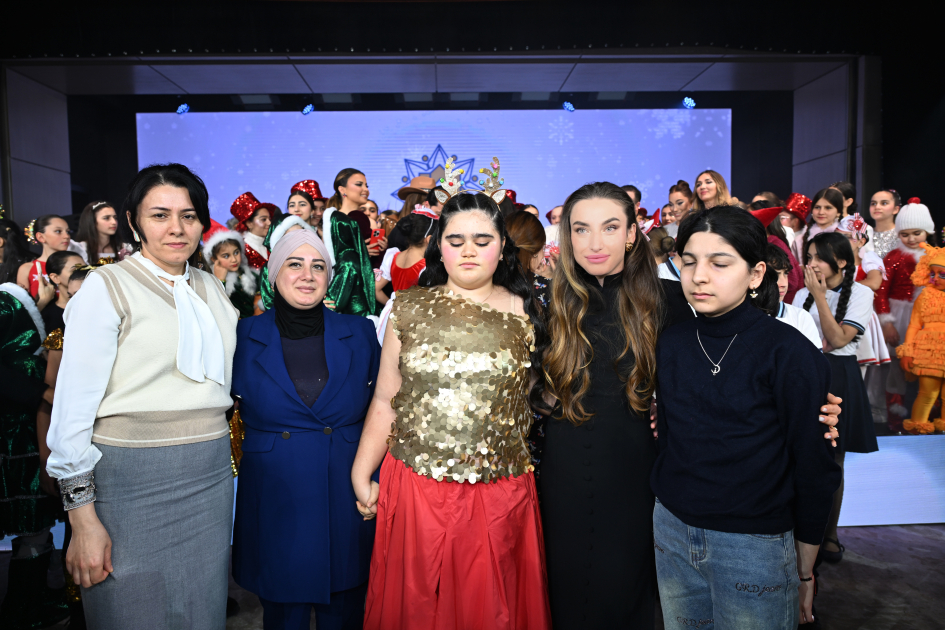 Heydar Aliyev Foundation VP Leyla Aliyeva, Arzu Aliyeva, and Alena Aliyeva attend festive celebration for children (PHOTO)