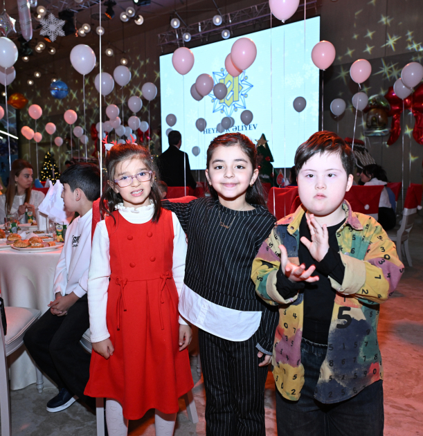 Heydar Aliyev Foundation VP Leyla Aliyeva, Arzu Aliyeva, and Alena Aliyeva attend festive celebration for children (PHOTO)