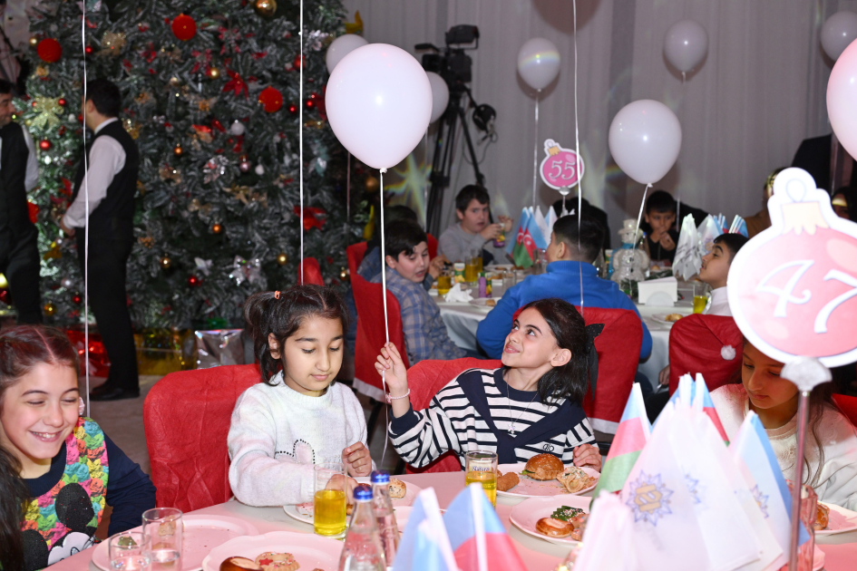 Heydar Aliyev Foundation VP Leyla Aliyeva, Arzu Aliyeva, and Alena Aliyeva attend festive celebration for children (PHOTO)