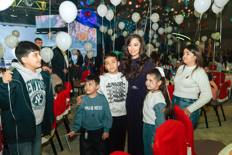 Heydar Aliyev Foundation VP Leyla Aliyeva, Arzu Aliyeva, and Alena Aliyeva attend festive celebration for children (PHOTO)