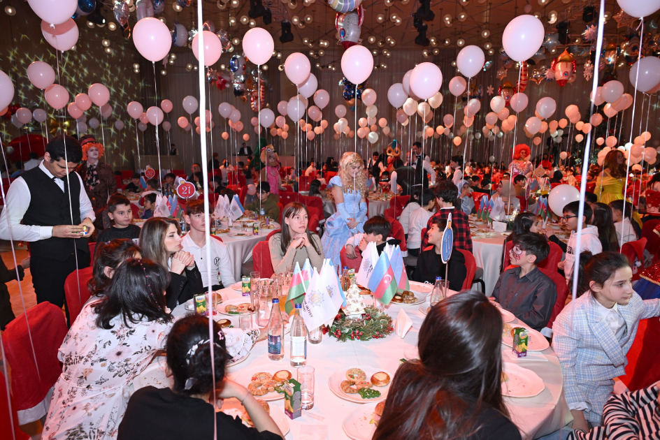 Heydar Aliyev Foundation VP Leyla Aliyeva, Arzu Aliyeva, and Alena Aliyeva attend festive celebration for children (PHOTO)