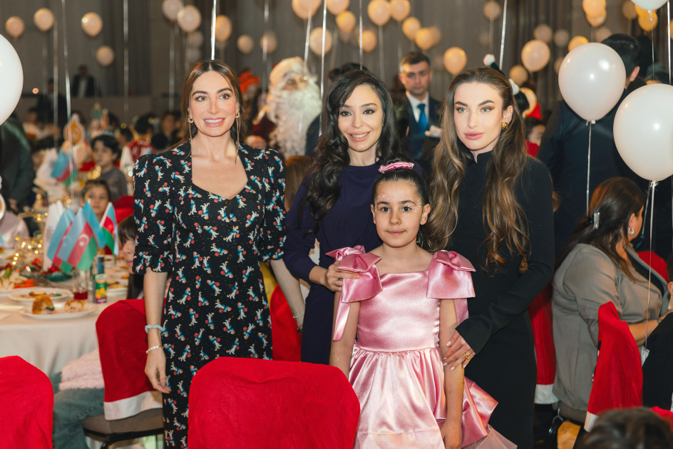 Heydar Aliyev Foundation VP Leyla Aliyeva, Arzu Aliyeva, and Alena Aliyeva attend festive celebration for children (PHOTO)