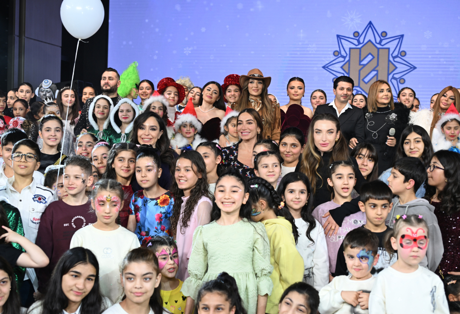 Heydar Aliyev Foundation VP Leyla Aliyeva, Arzu Aliyeva, and Alena Aliyeva attend festive celebration for children (PHOTO)