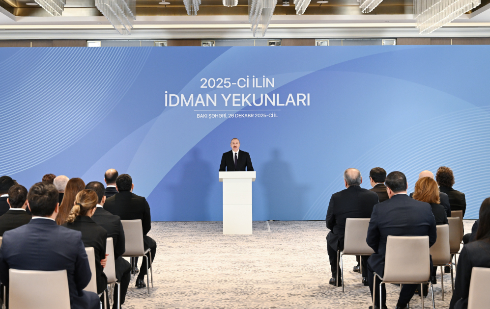 President Ilham Aliyev attends ceremony dedicated to 2025 sports results (PHOTO/VIDEO)