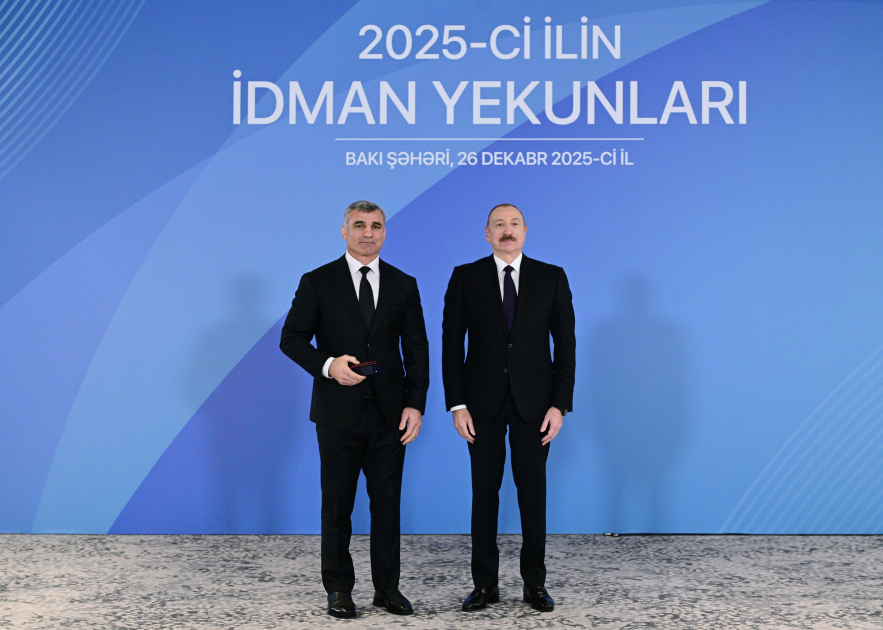 President Ilham Aliyev attends ceremony dedicated to 2025 sports results (PHOTO/VIDEO)