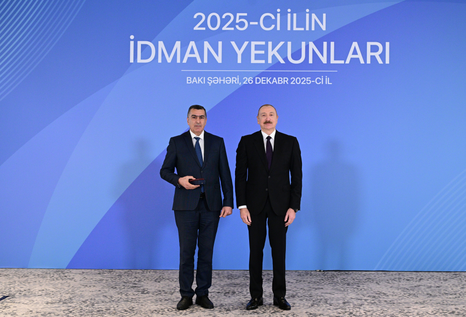 President Ilham Aliyev attends ceremony dedicated to 2025 sports results (PHOTO/VIDEO)