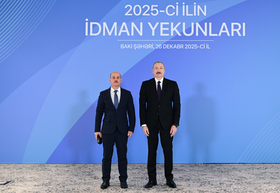 President Ilham Aliyev attends ceremony dedicated to 2025 sports results (PHOTO/VIDEO)