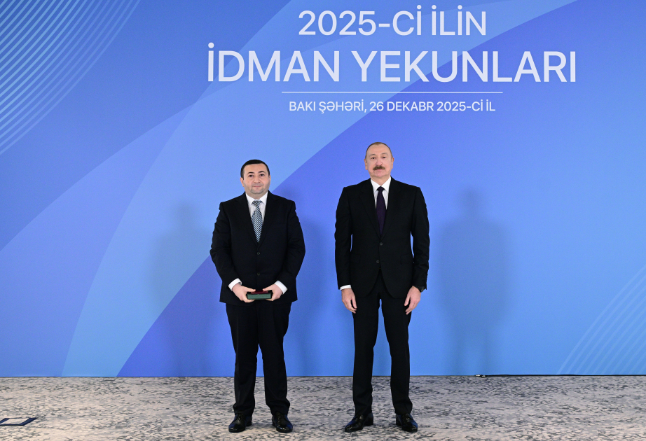 President Ilham Aliyev attends ceremony dedicated to 2025 sports results (PHOTO/VIDEO)