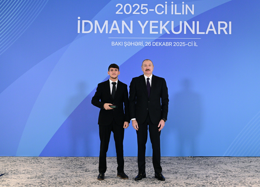 President Ilham Aliyev attends ceremony dedicated to 2025 sports results (PHOTO/VIDEO)