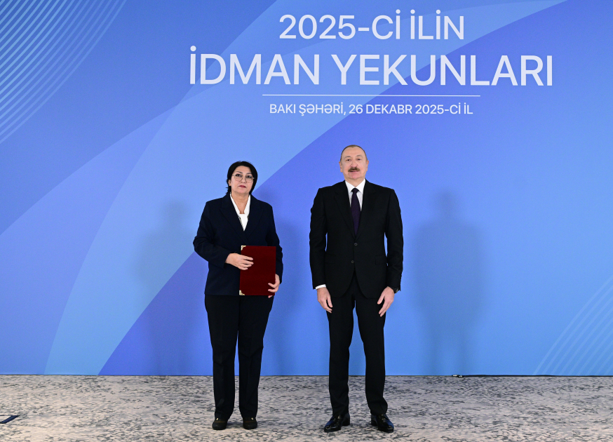 President Ilham Aliyev attends ceremony dedicated to 2025 sports results (PHOTO/VIDEO)