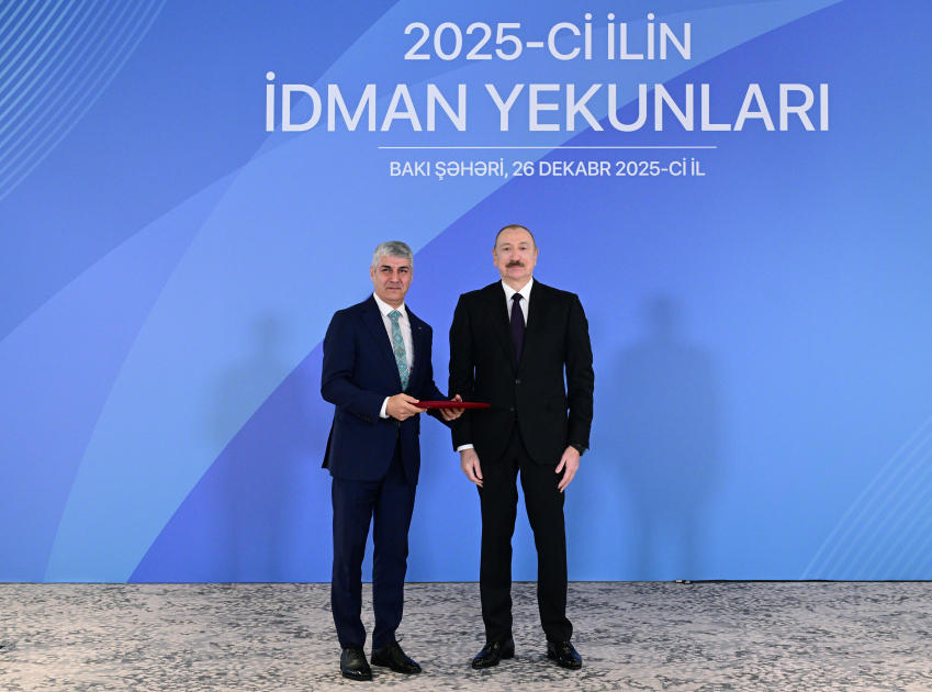 President Ilham Aliyev attends ceremony dedicated to 2025 sports results (PHOTO/VIDEO)