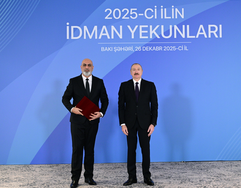President Ilham Aliyev attends ceremony dedicated to 2025 sports results (PHOTO/VIDEO)