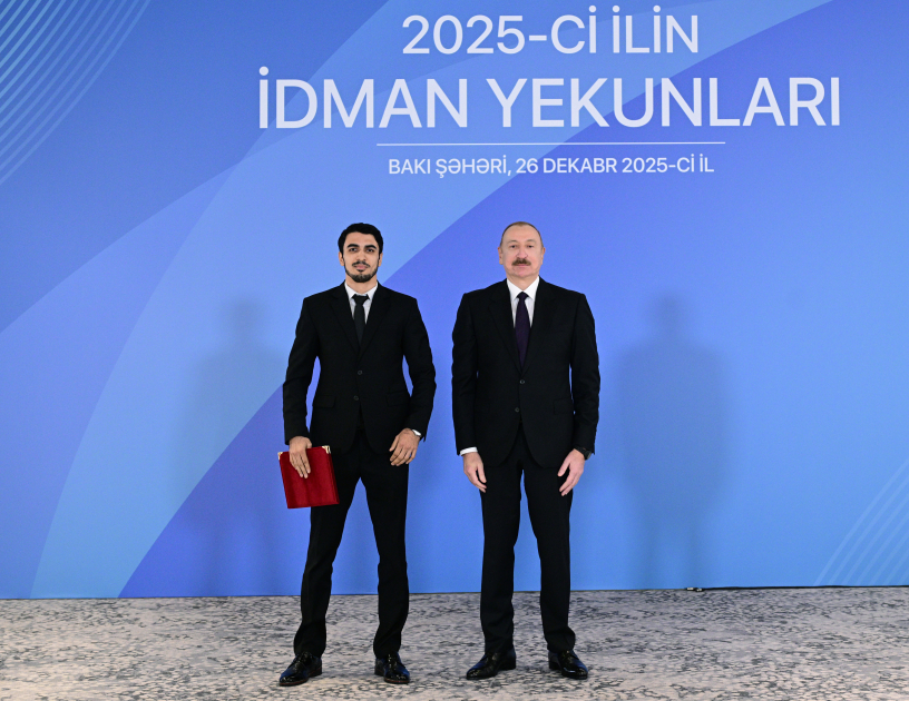 President Ilham Aliyev attends ceremony dedicated to 2025 sports results (PHOTO/VIDEO)