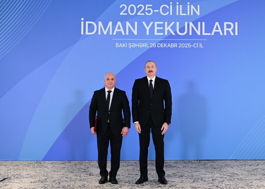 President Ilham Aliyev attends ceremony dedicated to 2025 sports results (PHOTO/VIDEO)
