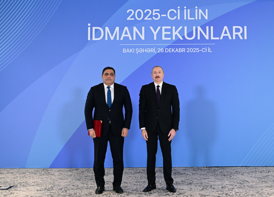 President Ilham Aliyev attends ceremony dedicated to 2025 sports results (PHOTO/VIDEO)